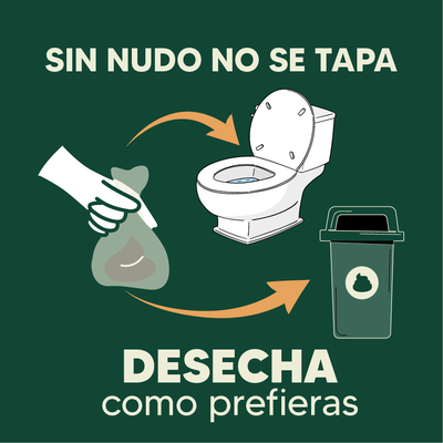 Flush Puppy 60 Bolsas EcoRegenerativas flushable