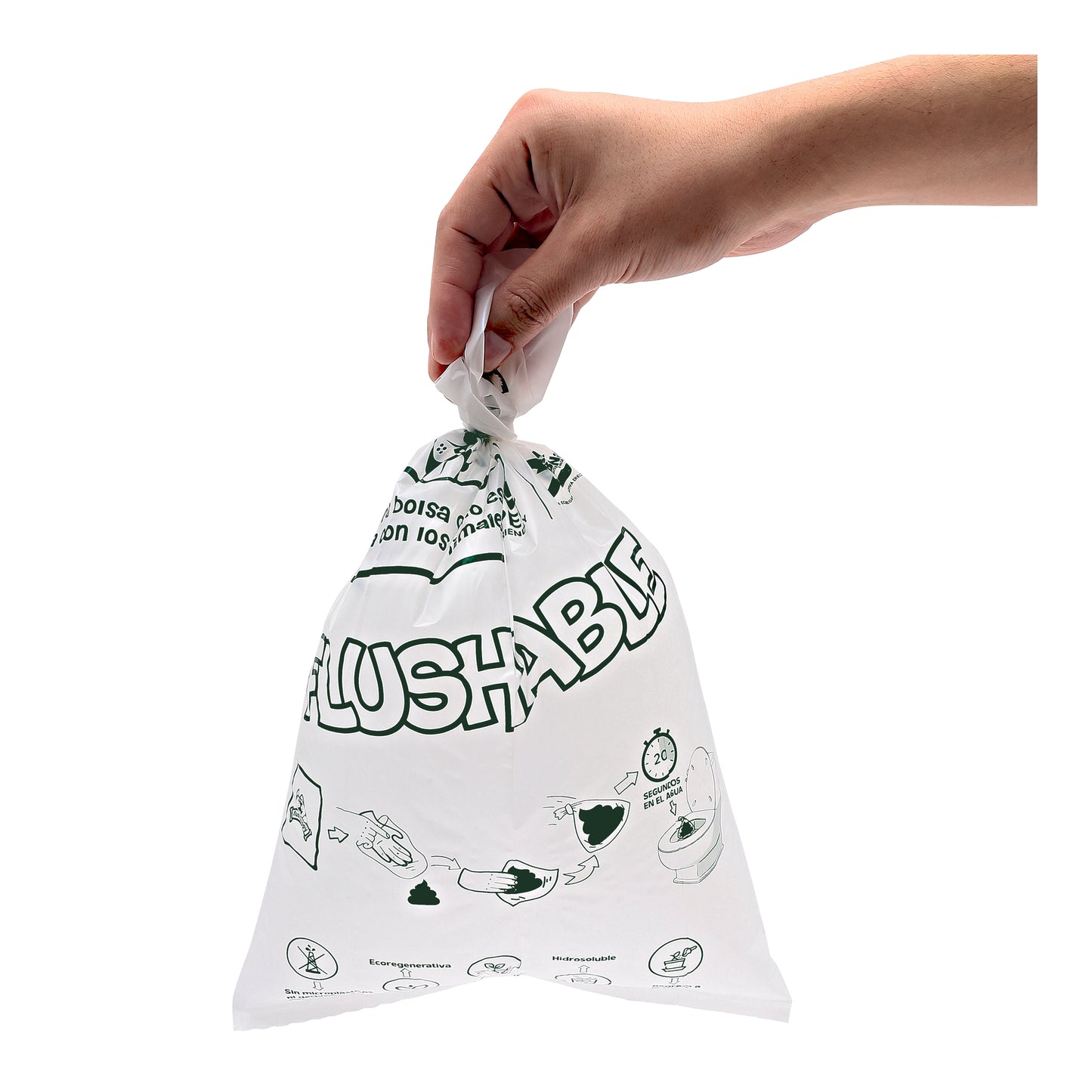 Flush Puppy 60 Bolsas EcoRegenerativas flushable
