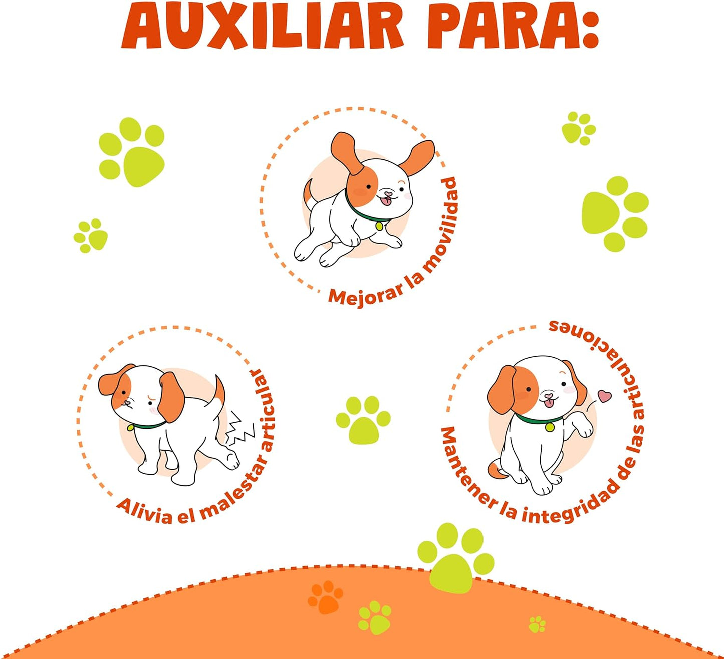 Waggys 50 Premios Mobility para Perros Chicos - Apoyo para Movilidad, Articulaciones, Cadera, Dolores e Inflamación