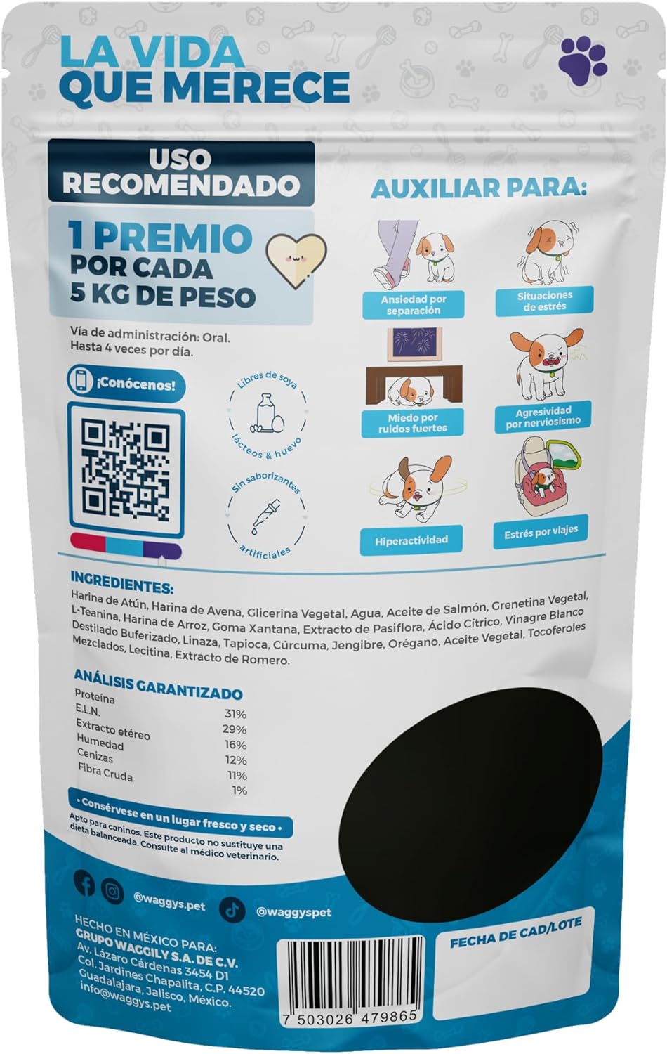 Waggy's Premios para Perros, CALMING