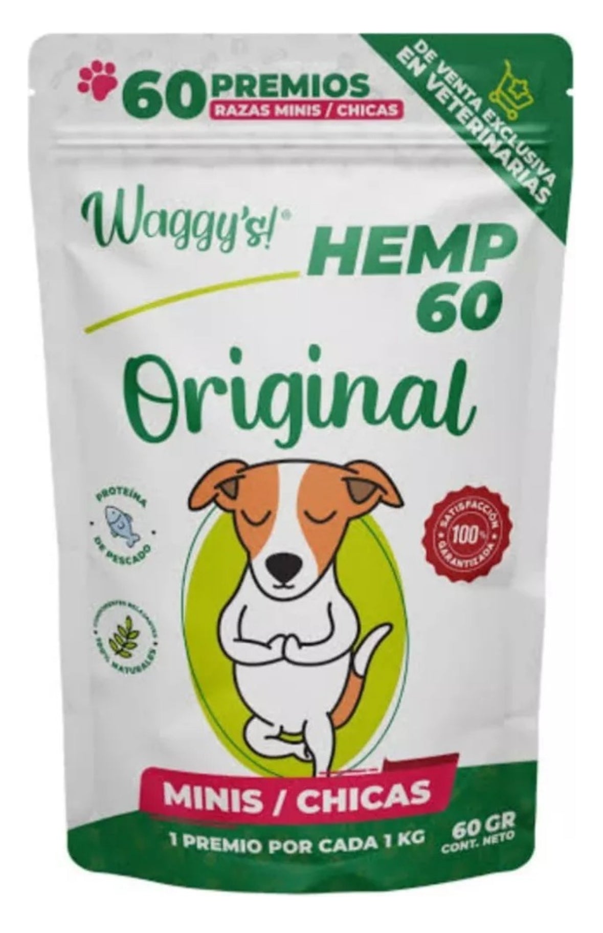 Premios tranquilizantes para perro, Waggy´s, Razas pequeñas