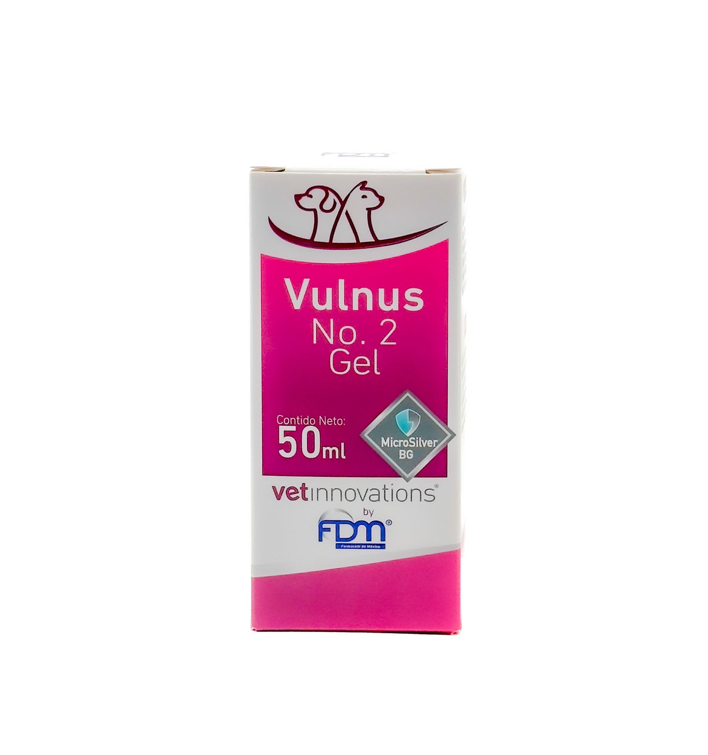 Vulnus No. 2 – Gel Cicatrizante con MicroSilver BG™ para Mascotas (50 mL)
