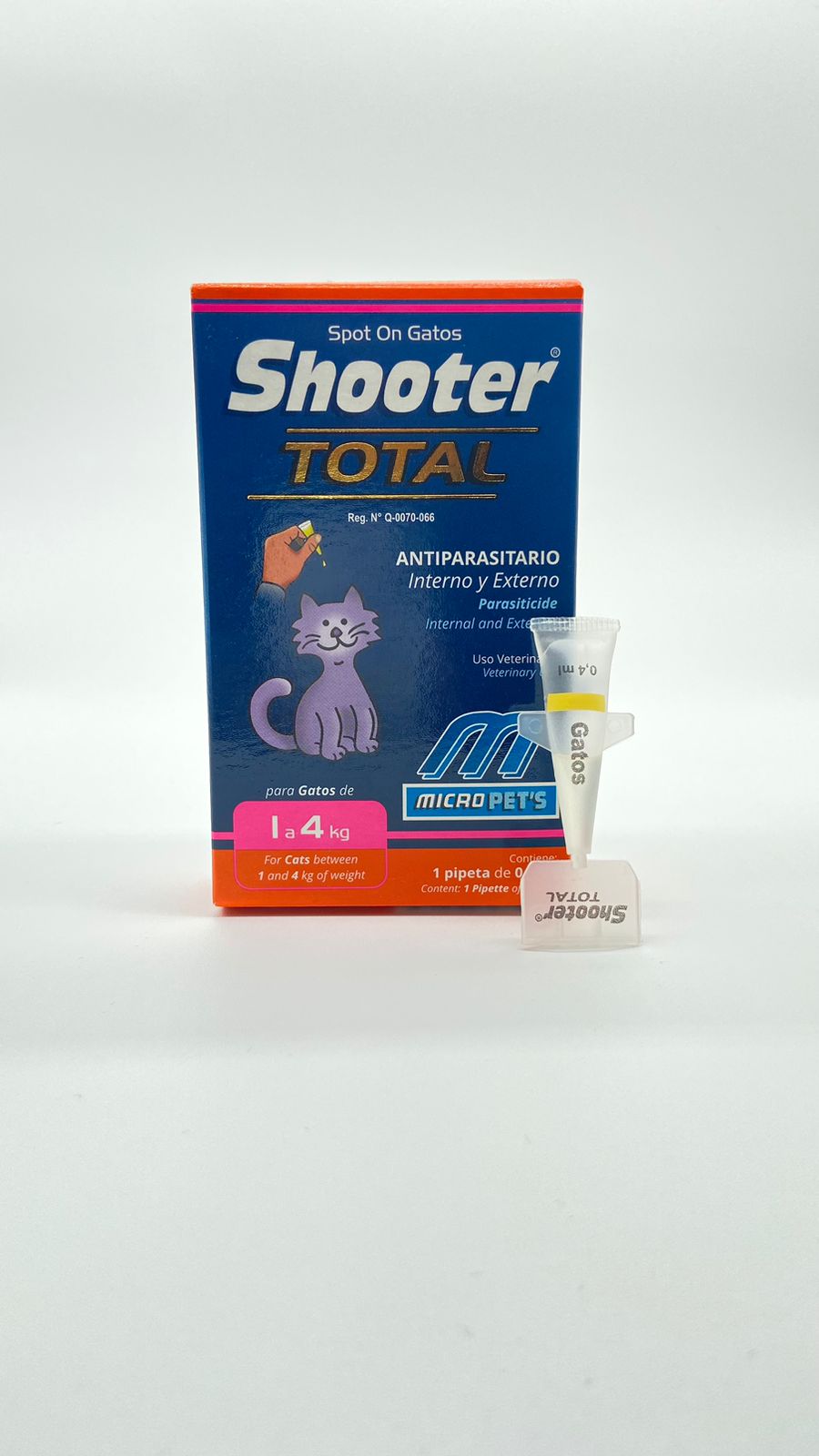 Desparasitante para Gato, Shooter Total, Salud y bienestar