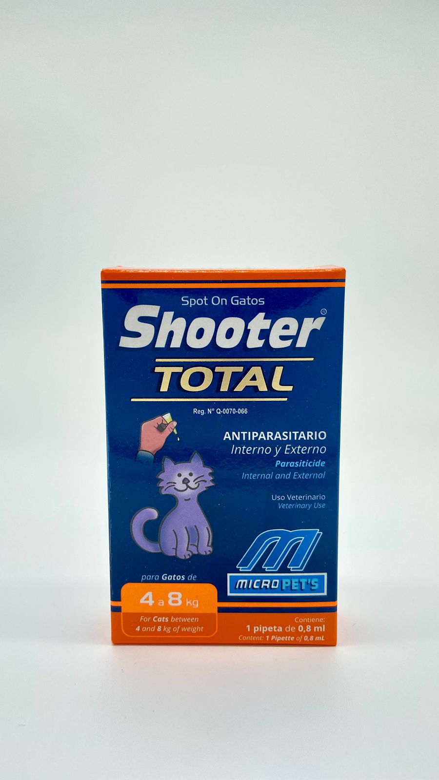 Desparasitante para Gato, Shooter Total, Salud y bienestar