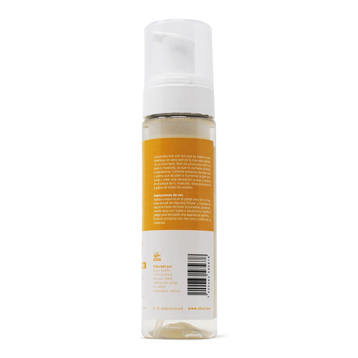 Shampoo en seco Aloe Vera & Avena