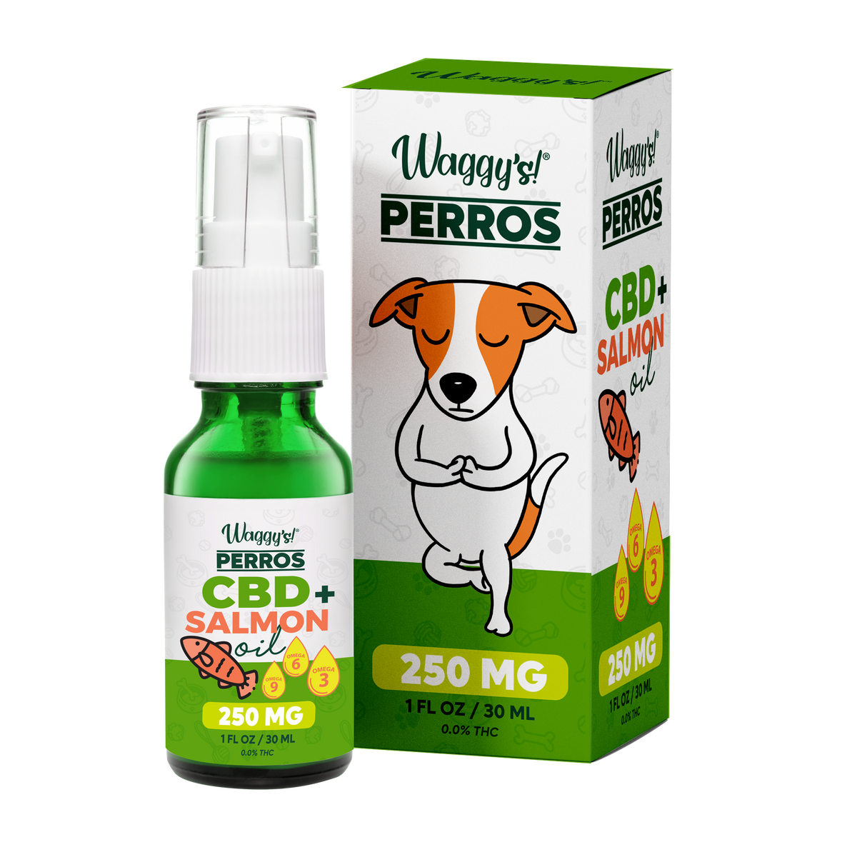 Relajante para perros en spray, aceite premium, Waggy’s