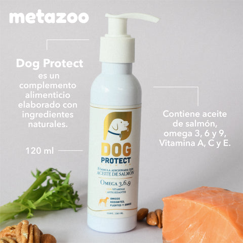 Dog protect Aceite de salmon, Pack - omega 3 6 y 9 para perro