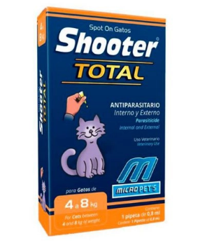 Desparasitante para Gato, Shooter Total, Salud y bienestar